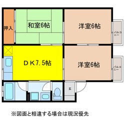 コーポゆきの物件間取画像